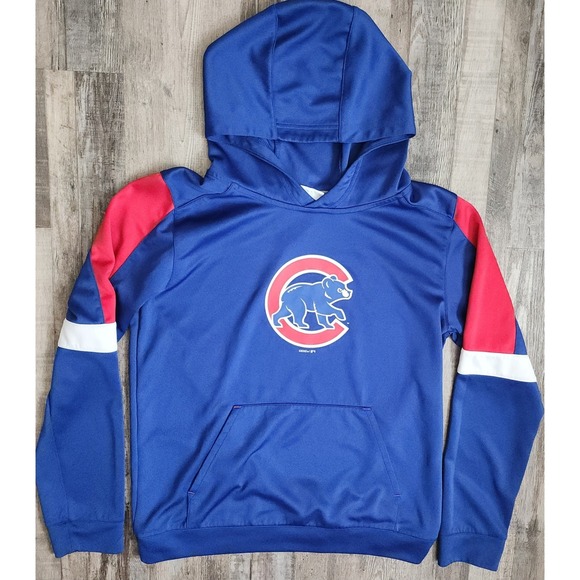 Gen2 Other - Gen2 Chicago Cubs Hoodie Youth XL Blue Red White MLB Performance Sweatshirt Logo